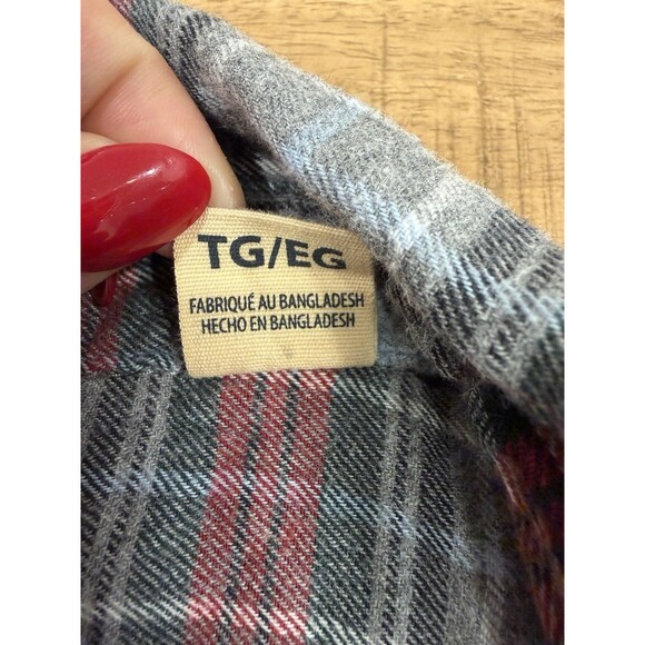 RedHead Flannel Shirt Plaid Long Sleeve 100% Cotton Mens XL - Picture 7 of 9